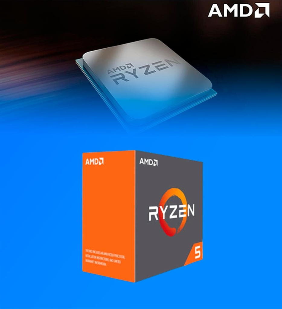Procesador Amd Ryzen 5 1600X 3.6Ghz AM4 YD160XBCAEWOF | TERA